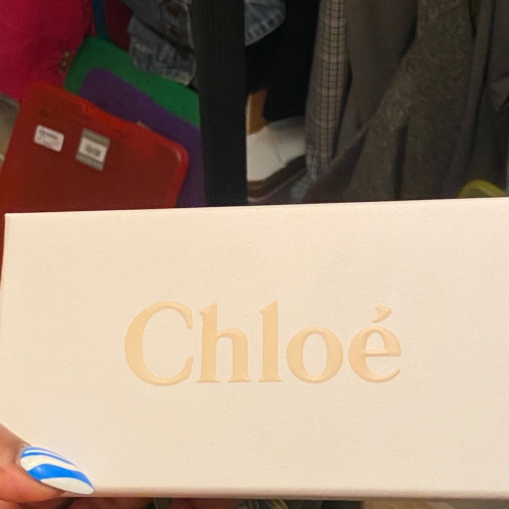CHLOE PINK SQUARE AVIATORS - Picture 8 of 9